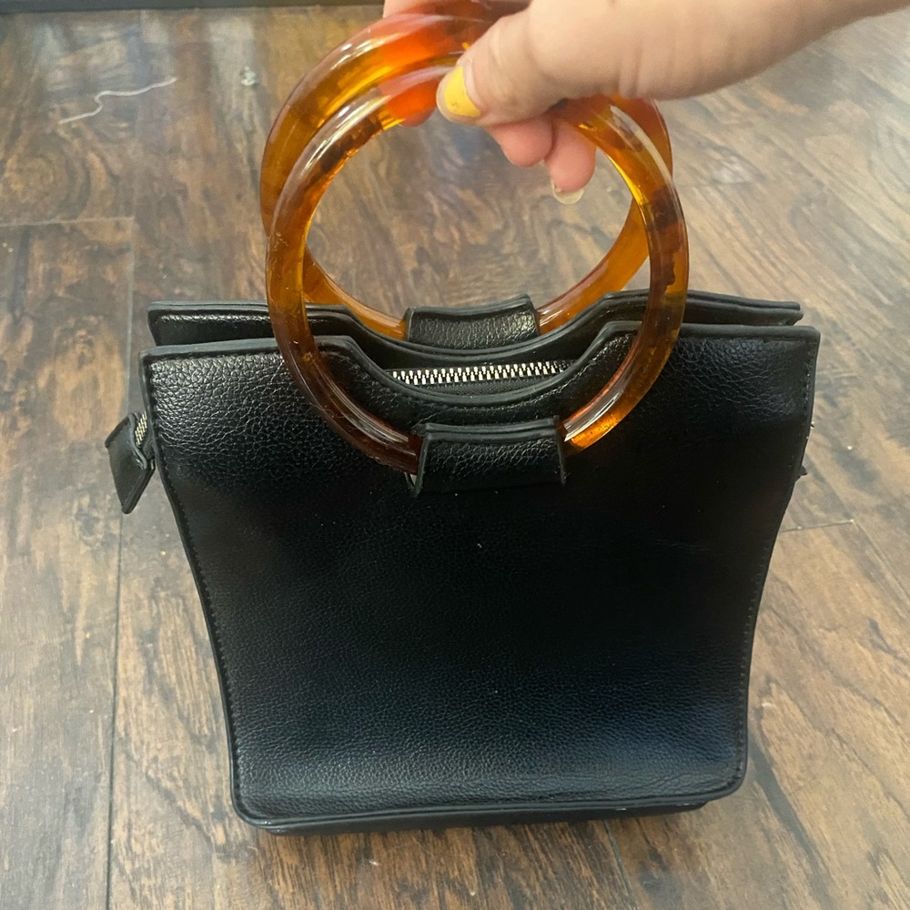 Funky black purse